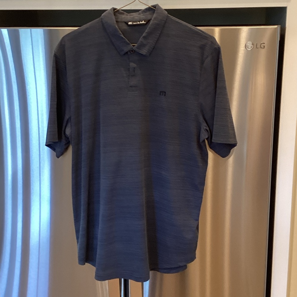 Travis Mathew Men's Blue Polo Shirt